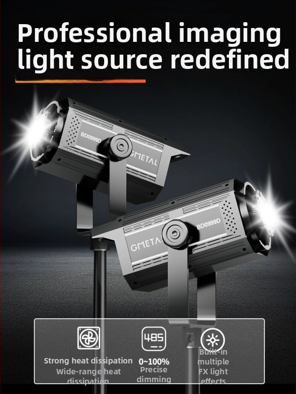 LED φωτιστικό συμπληρώματος για ζωντανή μετάδοση — 51–100W, 220V, ρυθμιζόμενη θερμοκρασία χρώματος, κάθετη χρήση