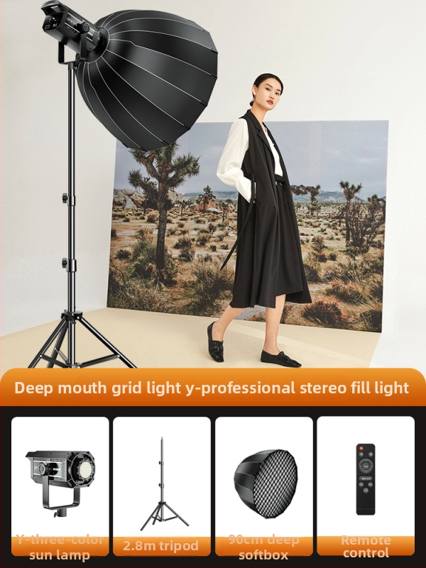 LED φωτιστικό συμπληρώματος για ζωντανή μετάδοση — 51–100W, 220V, ρυθμιζόμενη θερμοκρασία χρώματος, κάθετη χρήση