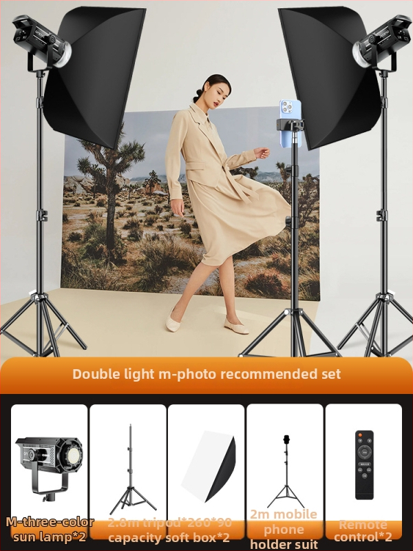 LED φωτιστικό συμπληρώματος για ζωντανή μετάδοση — 51–100W, 220V, ρυθμιζόμενη θερμοκρασία χρώματος, κάθετη χρήση