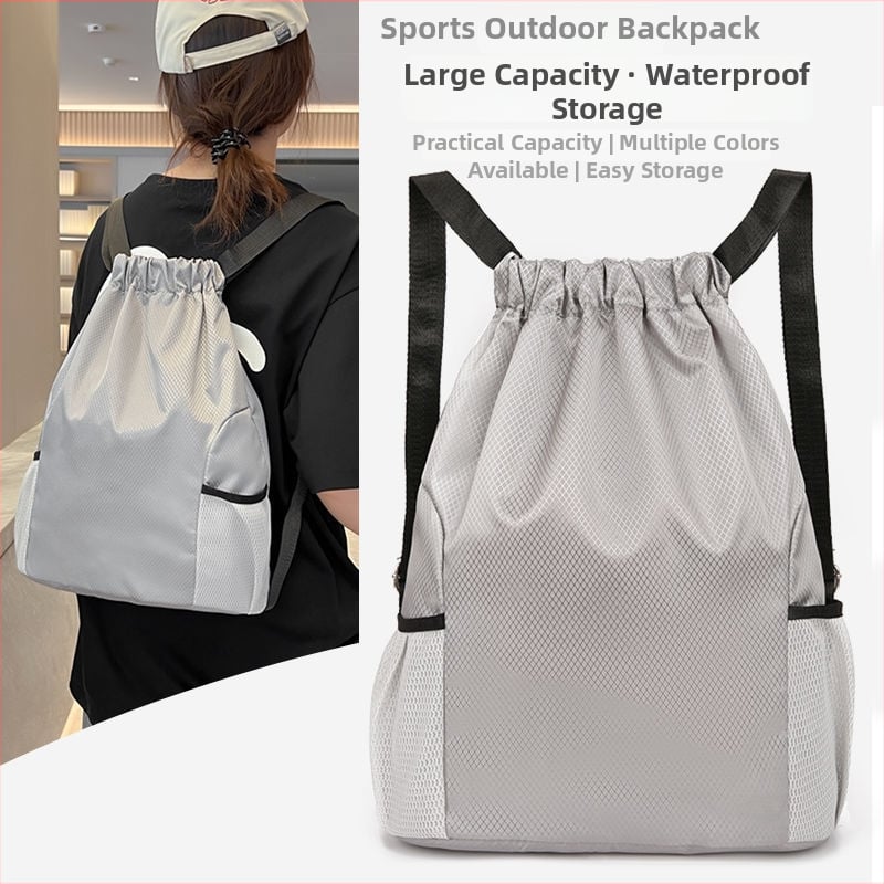 Rucsac cu șnur pentru baschet și înot – pentru antrenament, fitness și utilizare în exterior