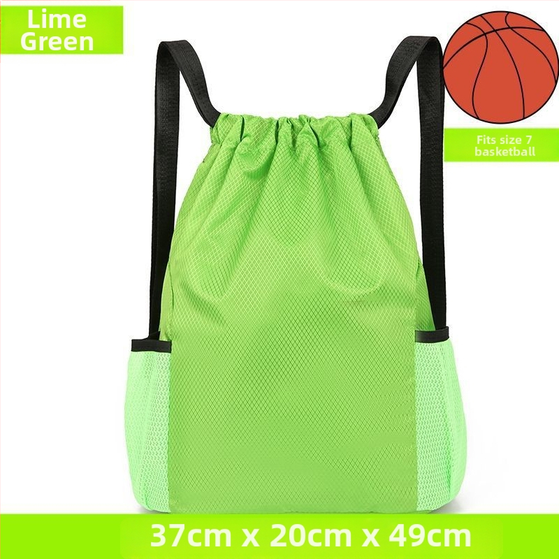 Rucsac cu șnur pentru baschet și înot – pentru antrenament, fitness și utilizare în exterior