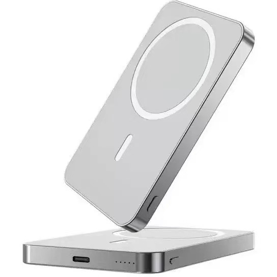 CCC sertificēts MagSafe bezvadu Power Bank iPhone ierīcēm – 15W izvads, QC 2.0 ātrā uzlāde