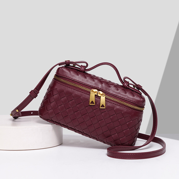 Baoyijia Box Bag, PU koža, gradski minimalistički stil, vodoravni kvadratni oblik, zatvaranje zipom