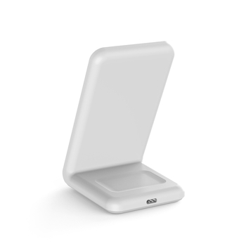 Divu vienu magnetiska bezvadu uzlāde ar saliekamu statīvu, Apple ierīcēm, 15W ātra bezvadu uzlāde
