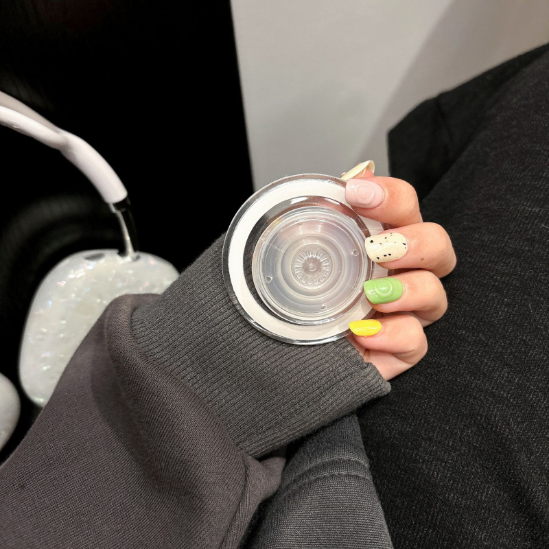 Snap-tip magnētiskais turētājs mobilajiem ar gaisa spilvenu – Shoosheng; magnētiskā sērija; universāla saderība; PC-akrila-magnētiskais gredzens