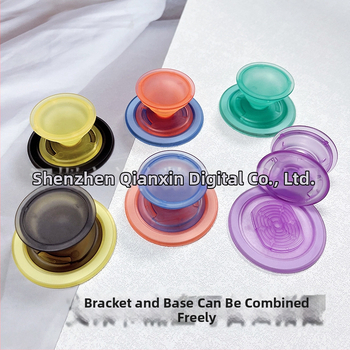 Sadalāmais magnētiskais turētājs mobilajam telefonam – snap-on, ABS/TPU magnētiskais materiāls, darbam pie datora