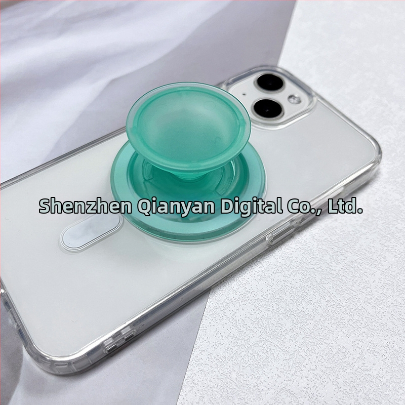 Sadalāmais magnētiskais turētājs mobilajam telefonam – snap-on, ABS/TPU magnētiskais materiāls, darbam pie datora