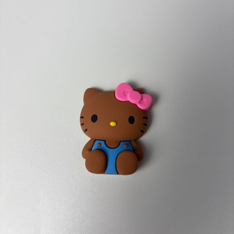 Snap-on telefona turētājs, Sanrio silicone sērija, modelis 000823, silikona materiāls, ārējai lietošanai