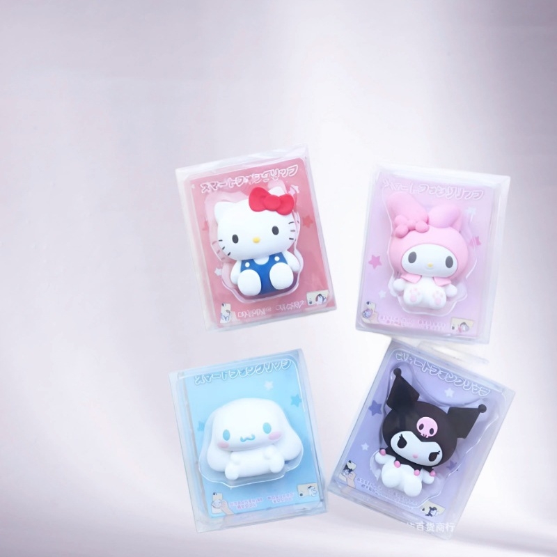 Snap-on telefona turētājs, Sanrio silicone sērija, modelis 000823, silikona materiāls, ārējai lietošanai