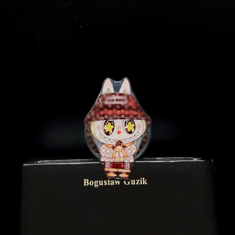 Držiak na telefón s magnetickým uchytením, DIY prispôsobenie, 360° otáčanie, skladací, rozkošný kreslený dizajn, módny štýl, plast