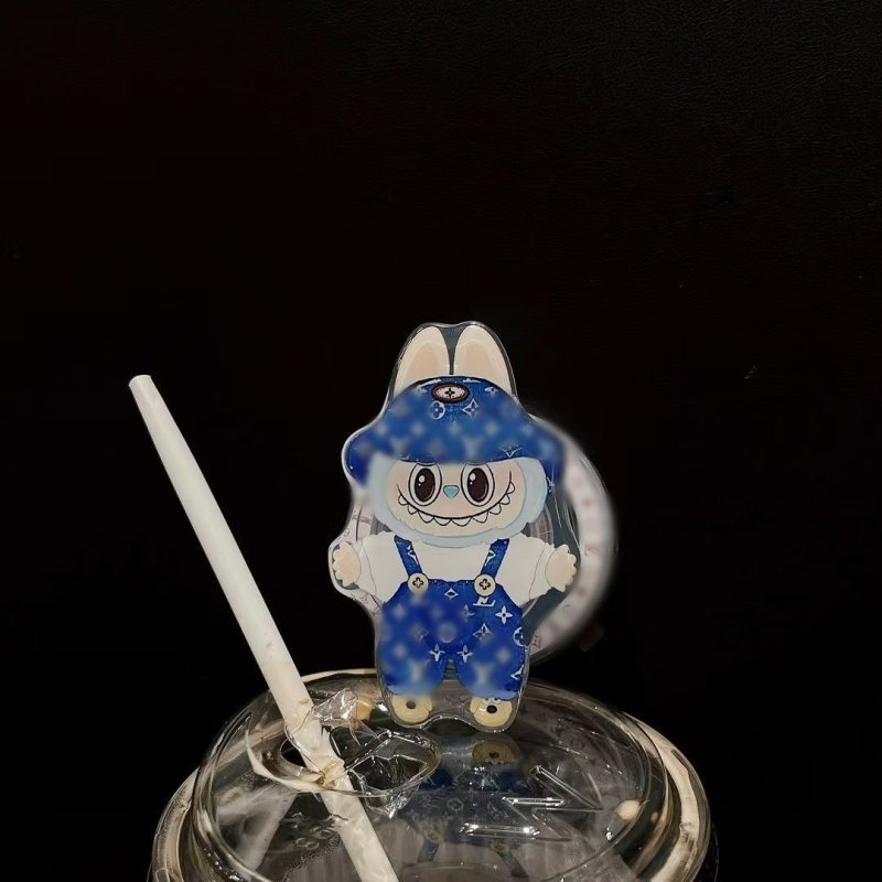 Držiak na telefón s magnetickým uchytením, DIY prispôsobenie, 360° otáčanie, skladací, rozkošný kreslený dizajn, módny štýl, plast