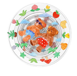 Nothing MagSafe Bubble gaisa spilventiņa stiprinājums – akrils – modelis Pop000001 – Flat Printing sērija