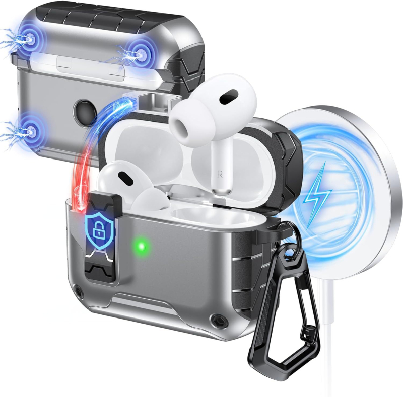Futrola AirPods Pro Gen 2/3/4 — TPU+PC, potpuna zaštita, premaz spreja
