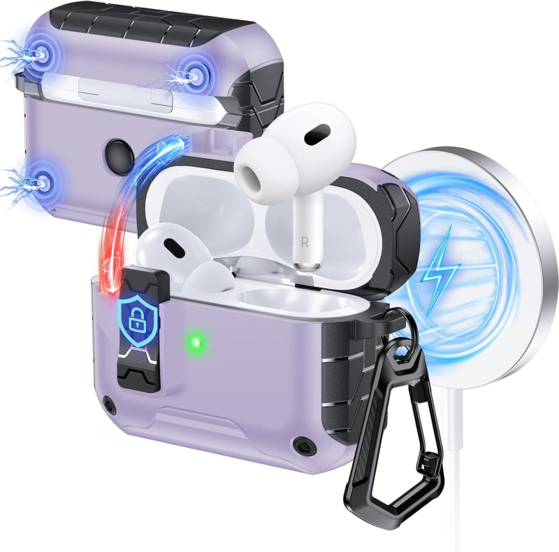 Futrola AirPods Pro Gen 2/3/4 — TPU+PC, potpuna zaštita, premaz spreja