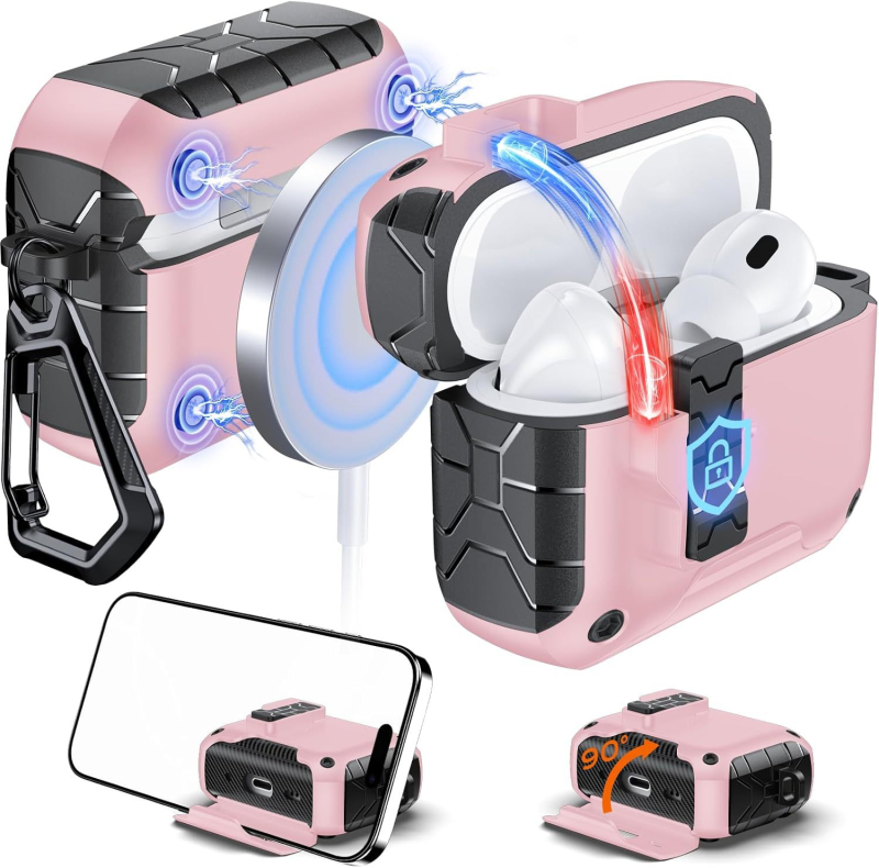 Futrola AirPods Pro Gen 2/3/4 — TPU+PC, potpuna zaštita, premaz spreja