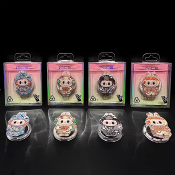 Držiak na mobilný telefón, magnetický, 360° otáčanie, skladateľný, prispôsobiteľný, plastový