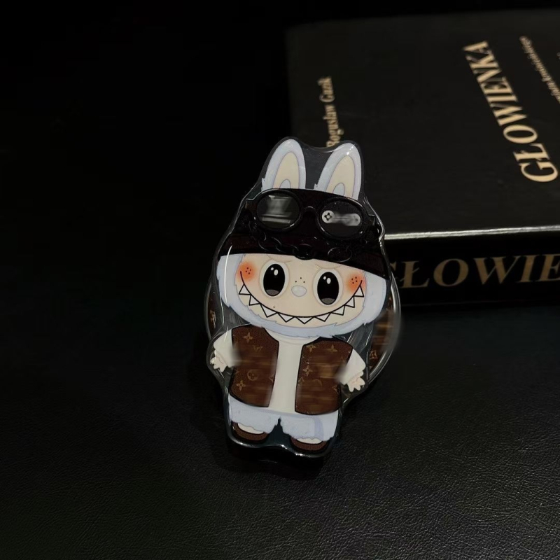 Držiak na mobilný telefón, magnetický, 360° otáčanie, skladateľný, prispôsobiteľný, plastový