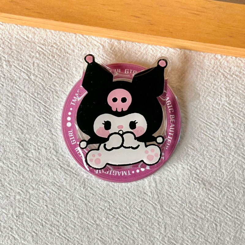 Hello Kitty MAGSAFE magnētiskais stiprinājums ar izvelkamu gaisa spilvenu, akrila, Modelis 01