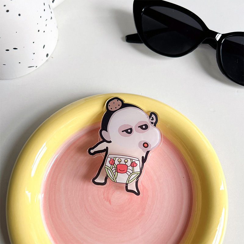 Suport de birou pentru telefon, stil desen animat, rotativ, retractabil