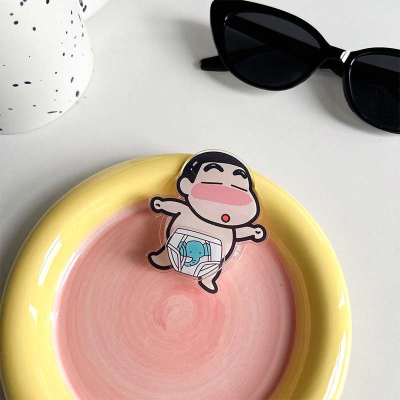 Suport de birou pentru telefon, stil desen animat, rotativ, retractabil