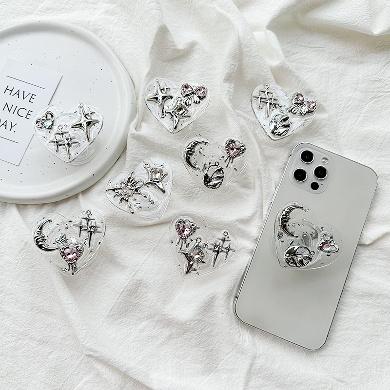 Stolový stojan na telefón s adhéznym výsuvným dizajnom (Značka: Neutral; Materiál: Zliatina; Štýl: Univerzálny)