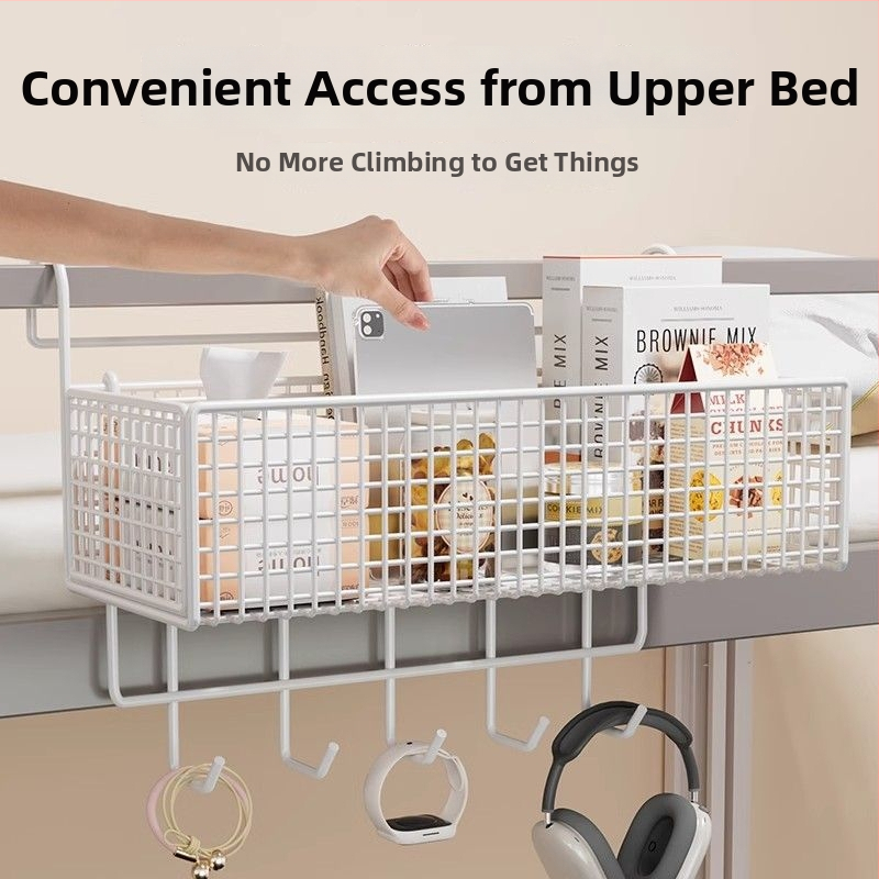 Nočný stojan na postel – kovový úložný kôš pre internát, moderný minimalistický štýl, Model 1, Uvedenie 2025