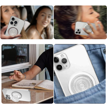 Suport de masă pentru telefon cu disc magnetic (Material: Plastic; Stil: Universal; Personalizare: Suportată)