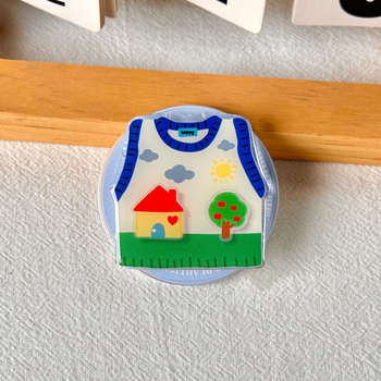 Magnetiskais MagSafe turētājs ar Miffy motīvu un ķirsi, izstiepjams gaisa atbalsts, akrils, modelis 01, ārējai lietošanai