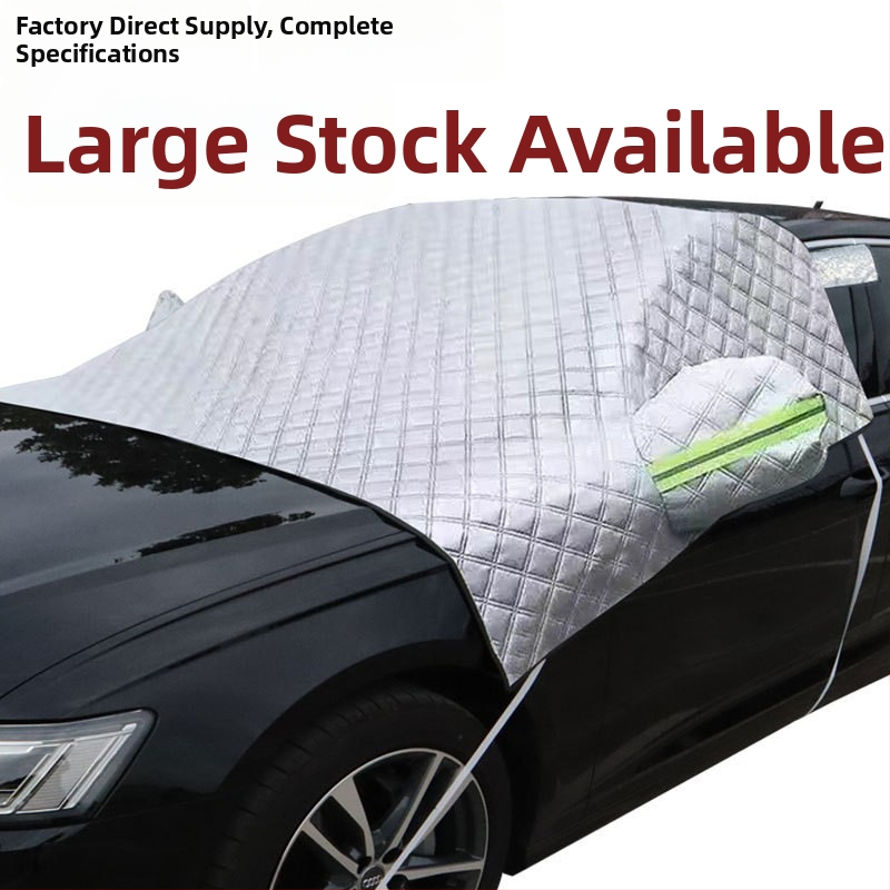 Snehová ochrana predného skla auta – Angry Horse, strieborná páska, lepenie, univerzálna kompatibilita, 1 kg