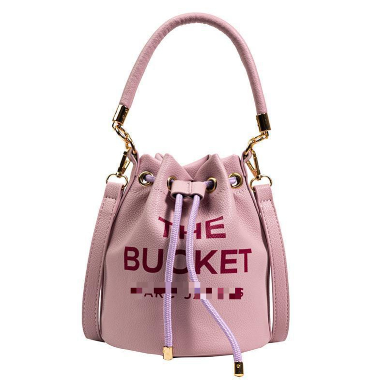 Geantă bucket pentru femei — Material PU, Stil bucket, Închidere cu bandă, Compartiment pentru telefon, Lu Zun