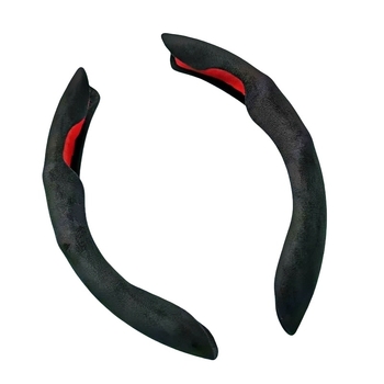 Acoperire volan din velur pentru mașină – universală pentru toate anotimpurile, anti-alunecare, absorbantă de transpirație, rezistentă la uzură, portabilă