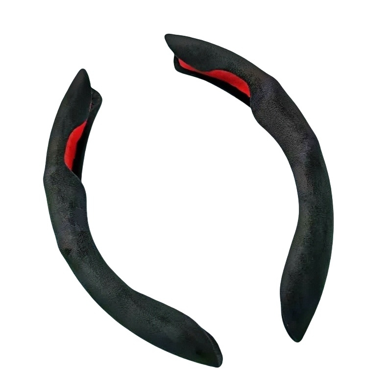 Acoperire volan din velur pentru mașină – universală pentru toate anotimpurile, anti-alunecare, absorbantă de transpirație, rezistentă la uzură, portabilă