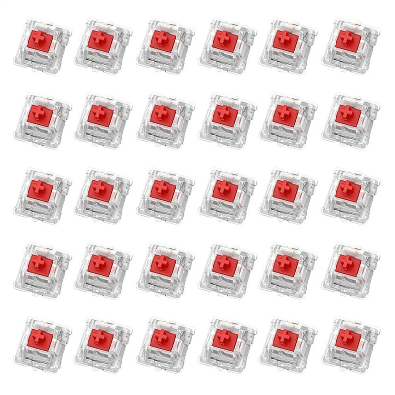 Kross-Stem mehāniski tastatūras slēdži ar taustiņu vāciņu izvilkšanas komplektu un slēdžu izvilkšanas komplektu (0.35 kg, izlaists 2023-09-14)