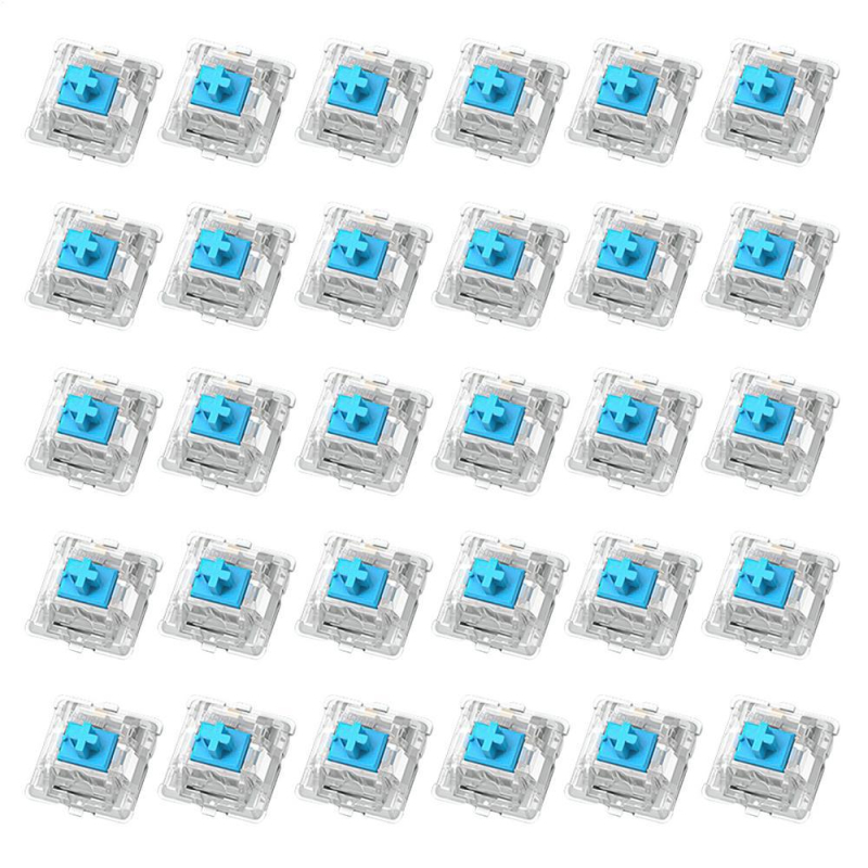 Kross-Stem mehāniski tastatūras slēdži ar taustiņu vāciņu izvilkšanas komplektu un slēdžu izvilkšanas komplektu (0.35 kg, izlaists 2023-09-14)