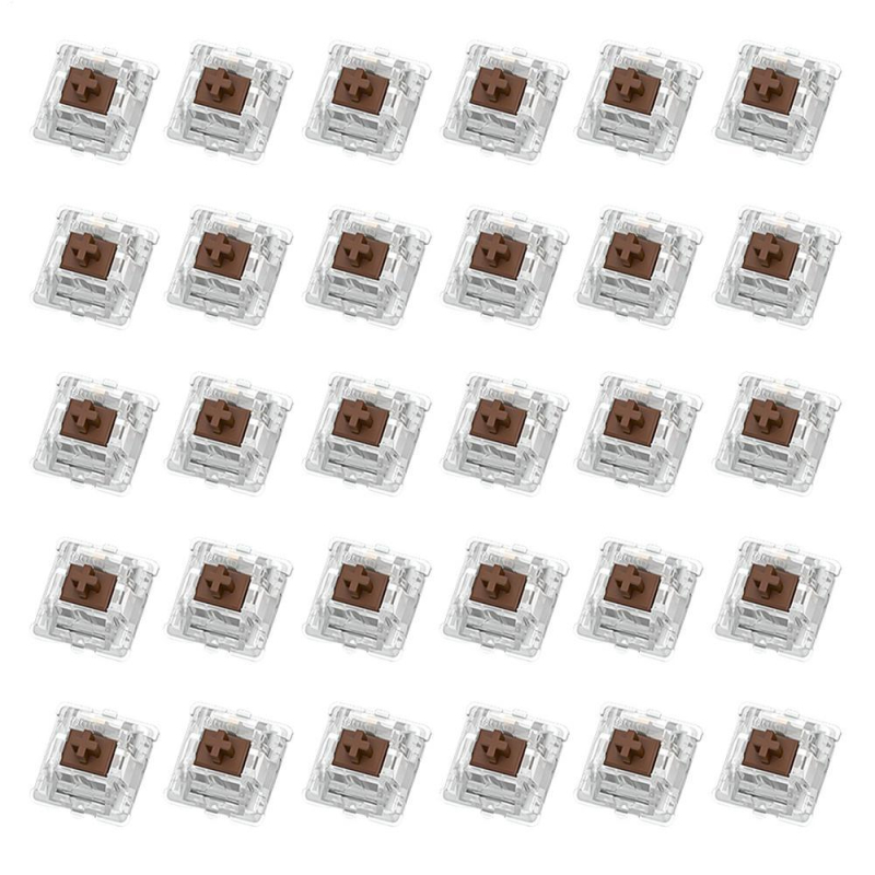 Kross-Stem mehāniski tastatūras slēdži ar taustiņu vāciņu izvilkšanas komplektu un slēdžu izvilkšanas komplektu (0.35 kg, izlaists 2023-09-14)