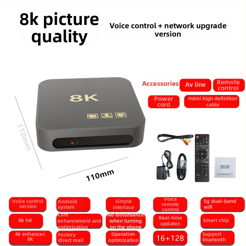 HD set-top kastīte ar WiFi, 128 MB RAM, 480p izvade