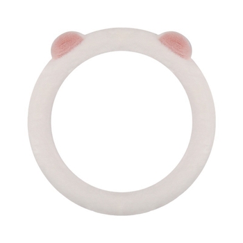 Husă de volan - stil minimalist, pluș artificial, utilizare de iarnă, potrivire universală cu majoritatea mașinilor