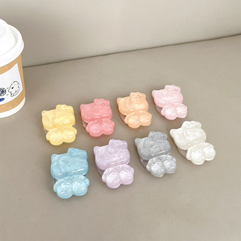 Suport de birou pentru telefon, extensibil, din plastic, stil desen animat