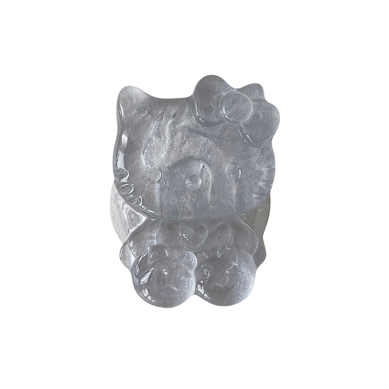 Suport de birou pentru telefon, extensibil, din plastic, stil desen animat