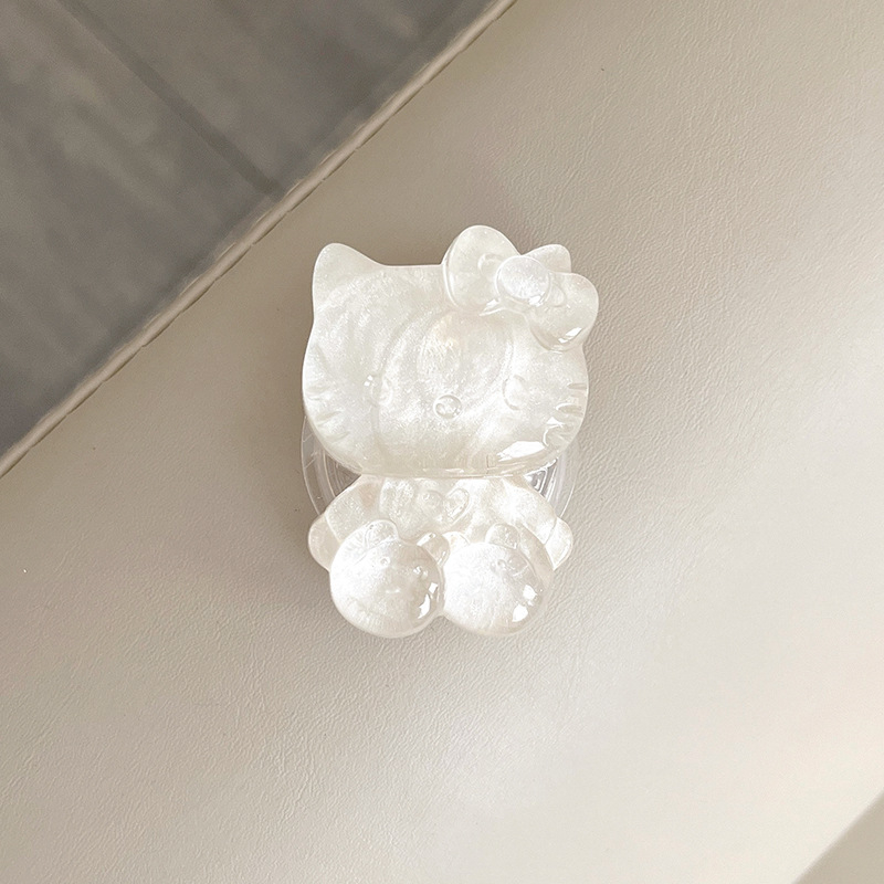 Suport de birou pentru telefon, extensibil, din plastic, stil desen animat