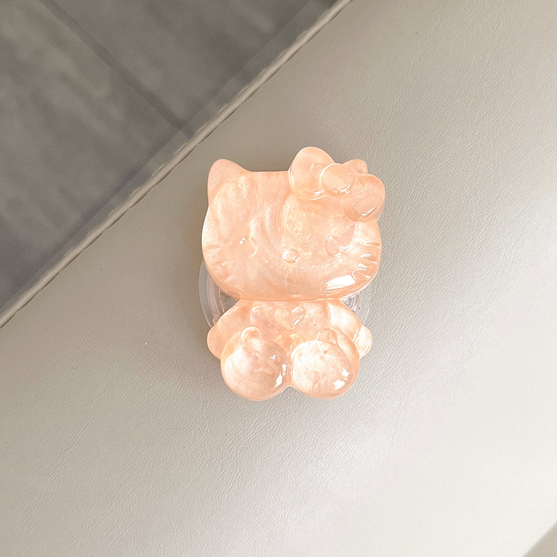 Suport de birou pentru telefon, extensibil, din plastic, stil desen animat