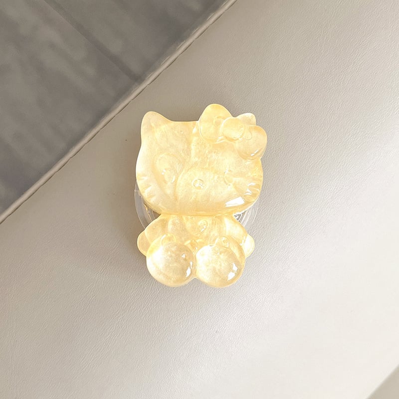 Suport de birou pentru telefon, extensibil, din plastic, stil desen animat