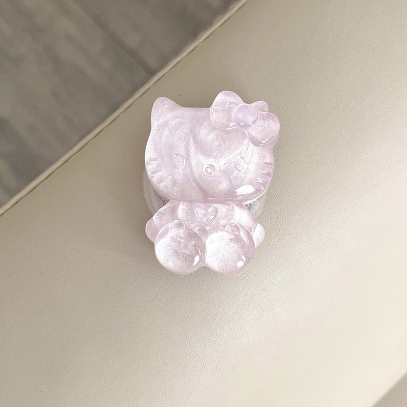 Suport de birou pentru telefon, extensibil, din plastic, stil desen animat