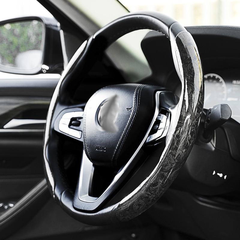 Cap volan cu model din lemn de piersic, pentru toate anotimpurile, antiderapant, ultra-subțire, material PVC