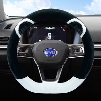 Husă pentru volan de iarnă, montaj universal, personalizare disponibilă, compatibilă cu mai multe modele BYD.