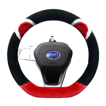 Husă pentru volan de iarnă, montaj universal, personalizare disponibilă, compatibilă cu mai multe modele BYD.