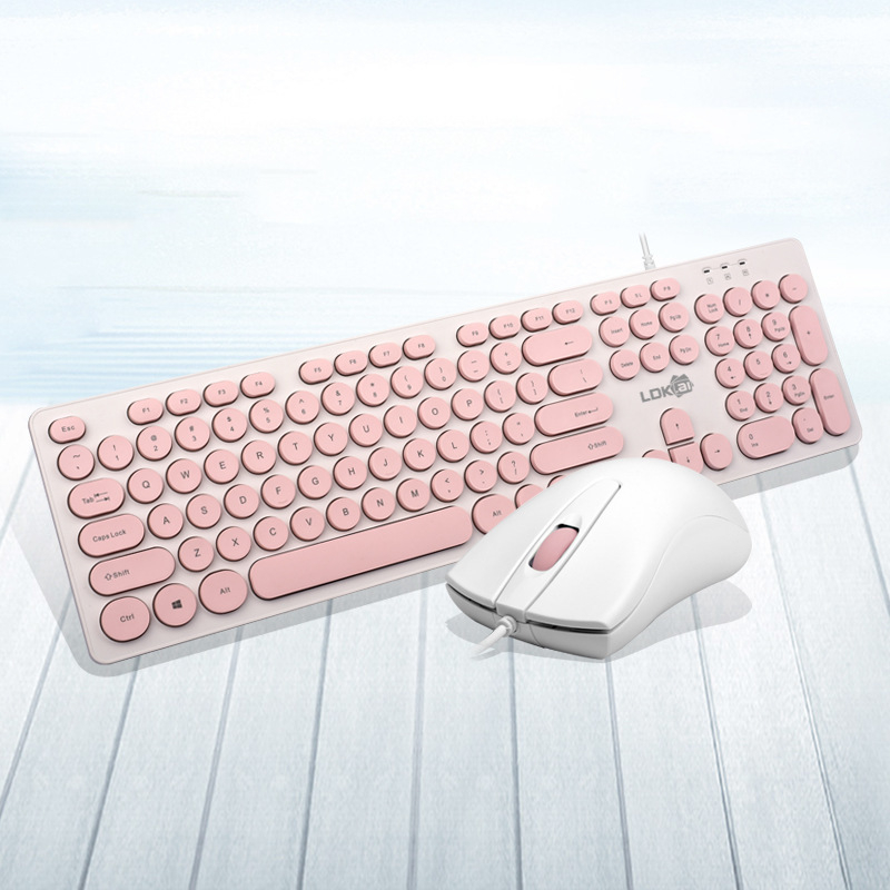 Set tastatură și mouse cablat 1900, USB, 1600 DPI, rezistent la apă