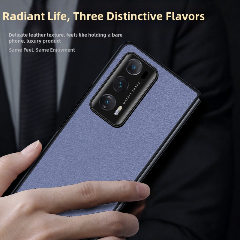 Aizsardzības vāciņš Honor MagicV2, pilns pārklājums, matēts virsma, materiāls: vienkārša āda, izturīgs pret kritieniem, saderīgs ar salokāmo ekrānu, pielāgošana pieejama