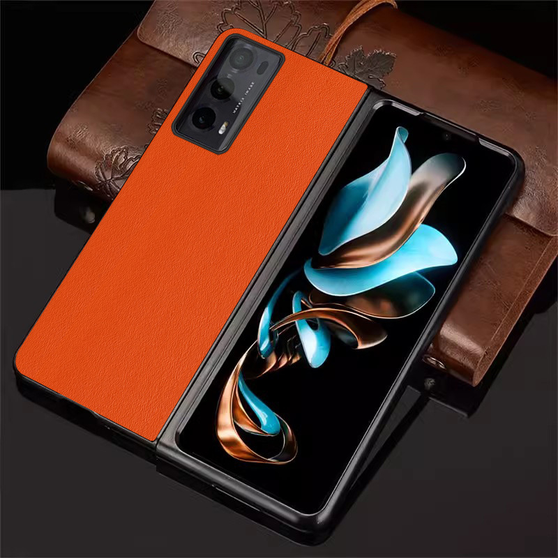 Aizsardzības vāciņš Honor MagicV2, pilns pārklājums, matēts virsma, materiāls: vienkārša āda, izturīgs pret kritieniem, saderīgs ar salokāmo ekrānu, pielāgošana pieejama