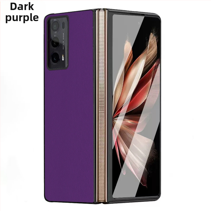 Aizsardzības vāciņš Honor MagicV2, pilns pārklājums, matēts virsma, materiāls: vienkārša āda, izturīgs pret kritieniem, saderīgs ar salokāmo ekrānu, pielāgošana pieejama